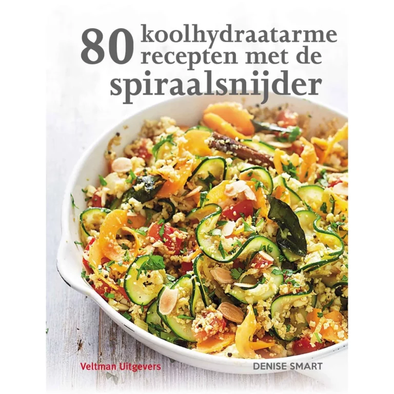 80 Koolhydraatarme recepten met spiraalsnijder