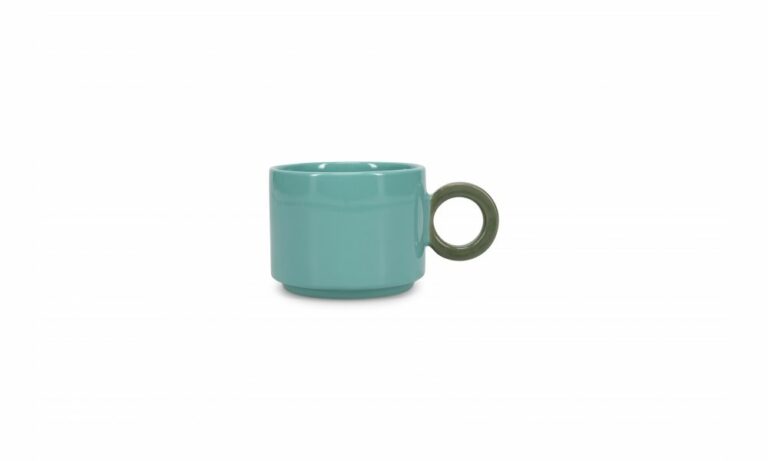 Beker Lou blauw/groen